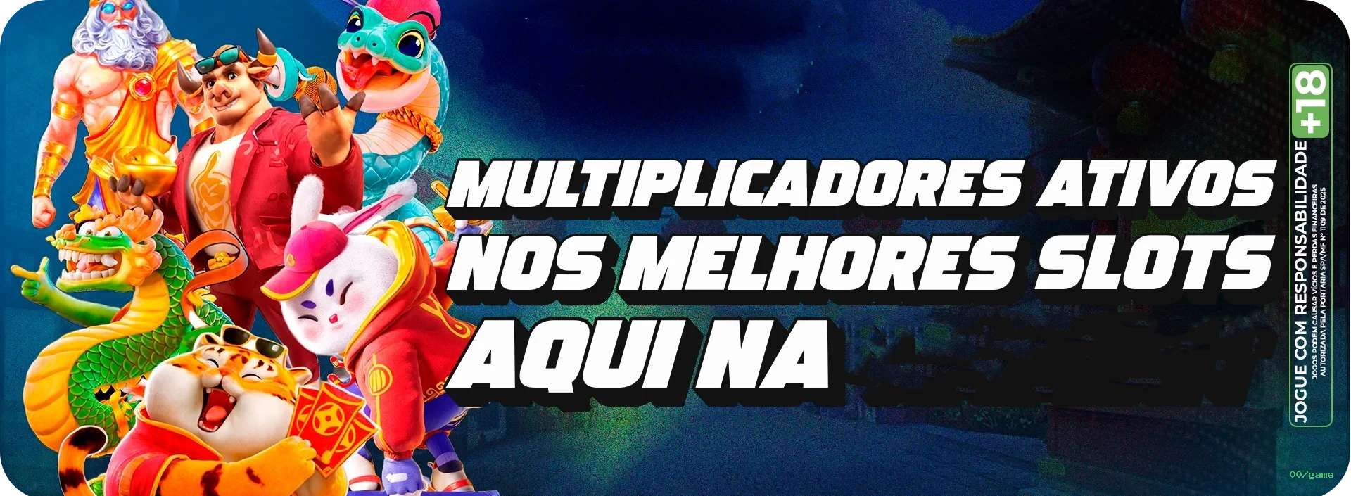Imagem promocional do programa VIP da 007game